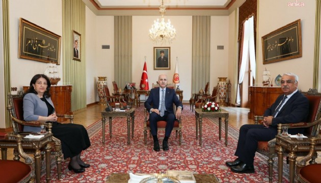 TBMM Başkanı, DEM heyeti ile görüştü