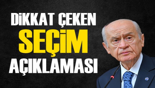 Bahçeli: Cumhurbaşkanımız görevdedir, biz de arkasındayız