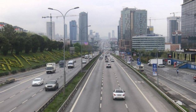 İstanbul trafiğinde bayram sessizliği