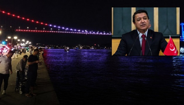 FSM köprüsü ABD renklerine büründü! Arıkan'dan tepki