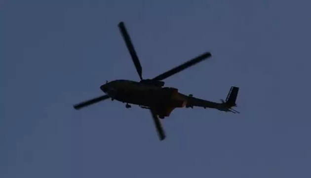 Askeri helikopter düştü