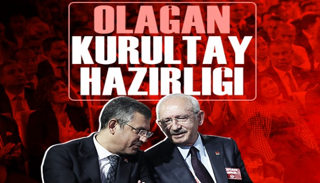 CHP'de olağan kurultay hazırlığı