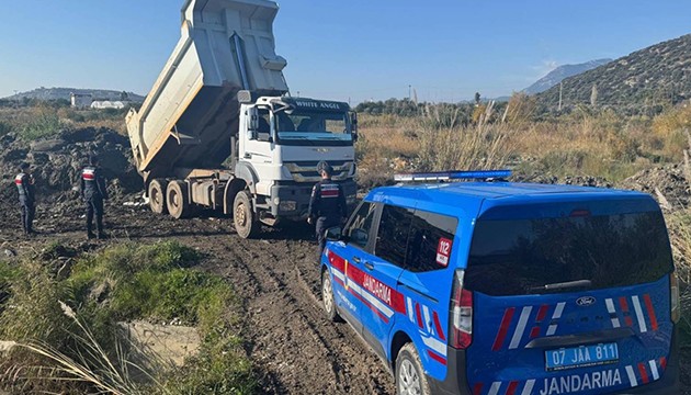 İzinsiz kum alımına müdahale