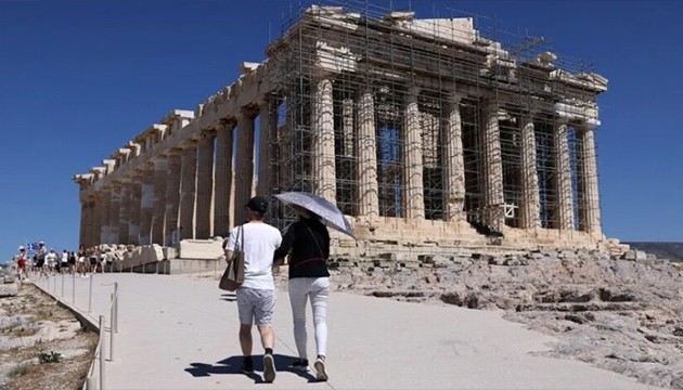 Yunanistan'da çöl sıcakları