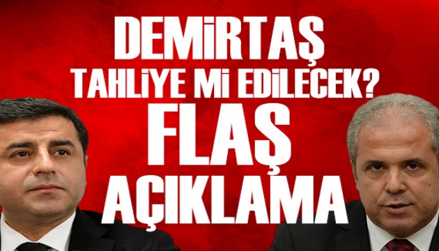 Selahattin Demirtaş tahliye mi edilecek? Şamil Tayyar'dan kritik açıklama
