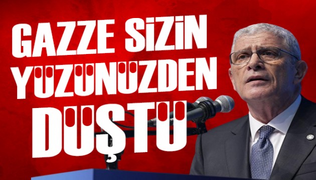 Dervişoğlu: Gazze sizin yüzünüzden düştü