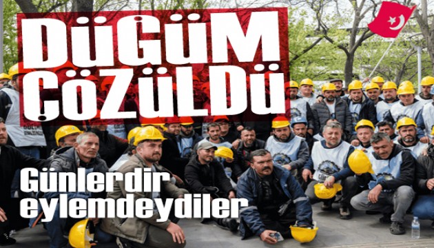 Anlaşma sağlandı: Doruk Madencilik işçilerinin eylemi sona erdi