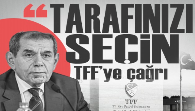 Dursun Özbek'ten TFF'ye 'tarafınızı seçin' çağrısı