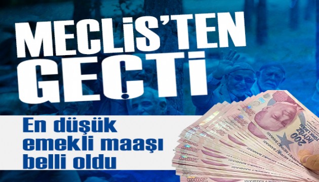 En düşük emekli maaşı belli oldu