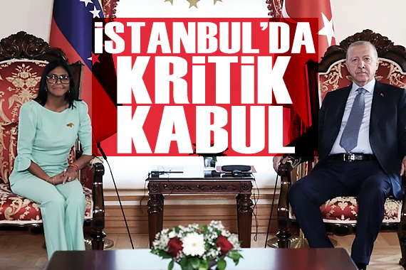 Cumhurbaşkanı Erdoğan Rodriguez ile görüştü