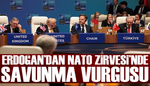 Cumhurbaşkanı Erdoğan NATO Zirvesi'nde konuştu: Savunma vurgusu