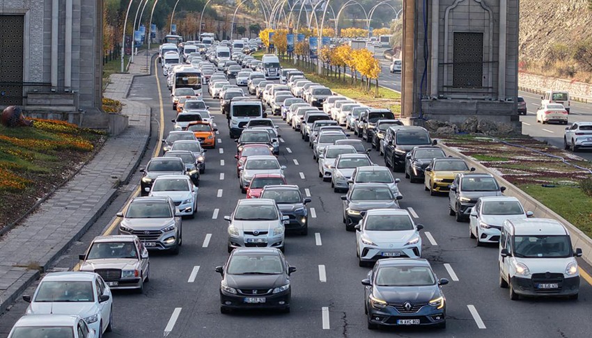 Trafikteki araç sayısı 34 milyonu aştı