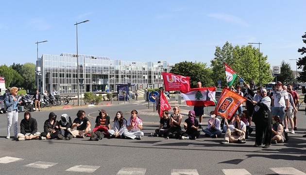 Fransa'da İsrail protestosu