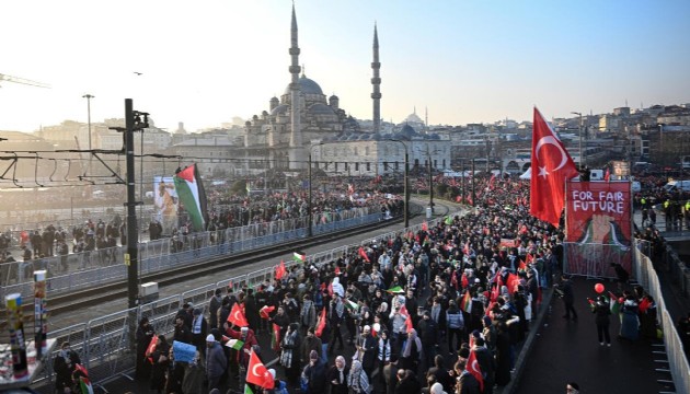 1 Ocak'ta Filistin’e destek yürüyüşü yapılacak
