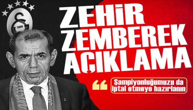 Galatasaray'dan zehir zemberek açıklama: 'Şampiyonluğumuzu da iptal etmeye hazırlanın'