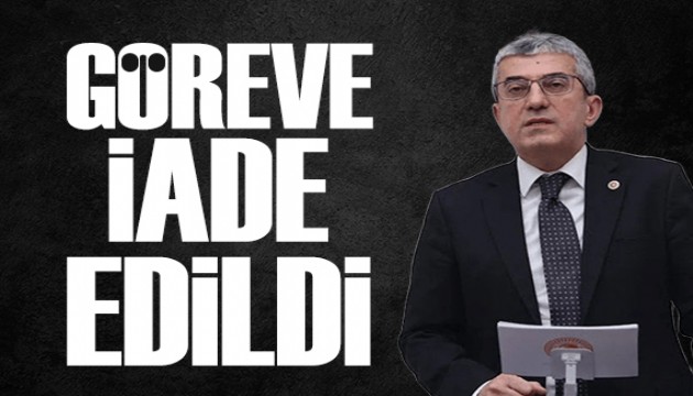 Gökhan Günaydın, CHP'de görevine iade edildi