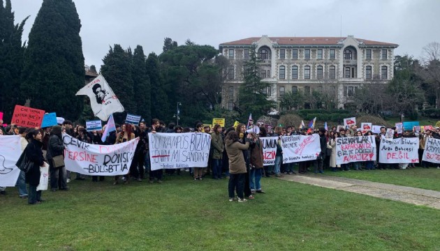 Boğaziçi Üniversitesi’nde protestoya polis müdahalesi