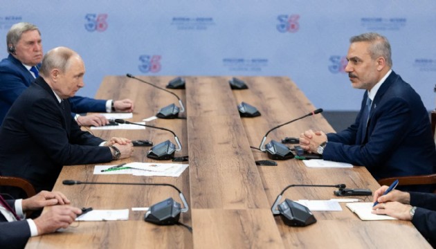 Fidan, Putin ile bir araya geldi