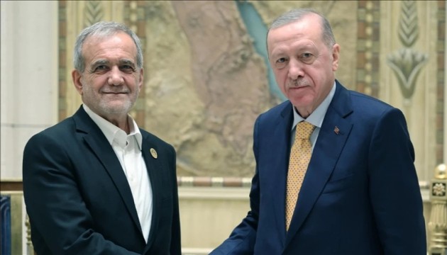 Erdoğan Pezeşkiyan ile görüştü