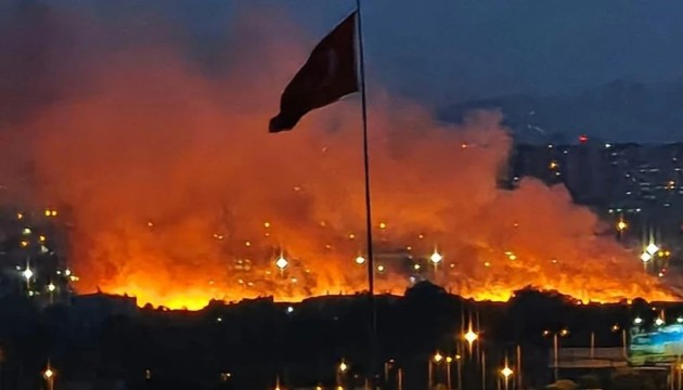 Ankara'da korkutan yangın