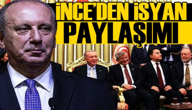 Muharrem İnce: İsyanımı anladığınızı düşünüyorum