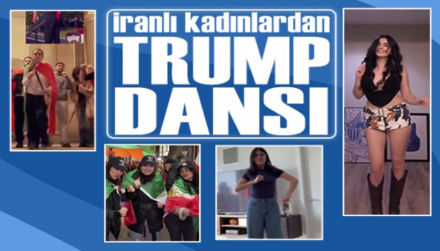 İranlı kadınlar sosyal medyada 'Trump Dansı' akımı başlattı