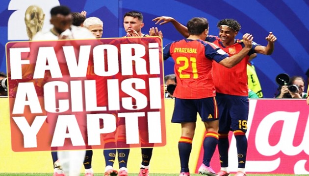 Favori açılışı yaptı