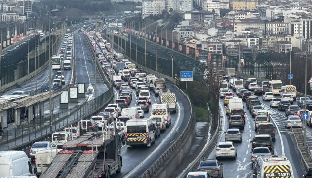 Maç öncesi trafik kilitlendi