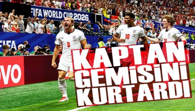İngiltere Kane ile turladı