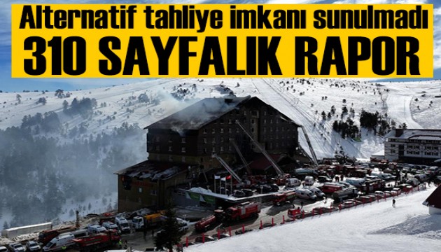 Kartalkaya'daki otel yangınıyla ilgili taslak rapor tamamlandı