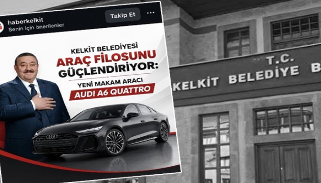 20 bin nüfuslu Kelkit'e 'süper lüks makam aracı' iddiası gündem oldu