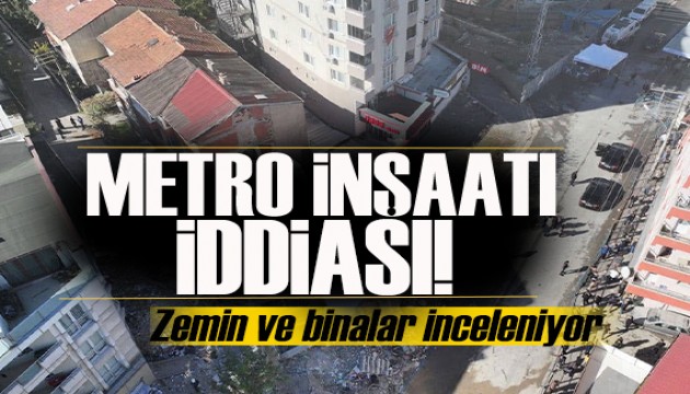Gebze’de binanın çöküşünde metro inşaatı iddiası: Zemin ve binalar inceleniyor