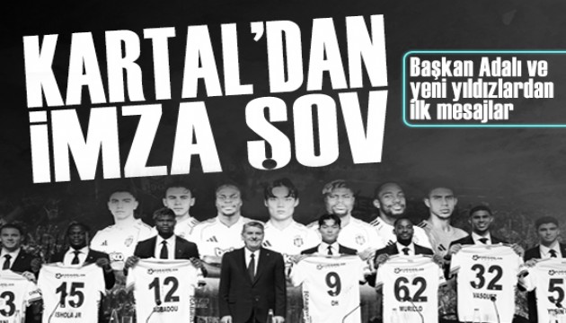 Beşiktaş'ta imza şov