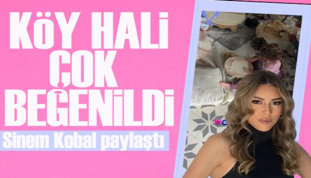 Sinem Kobal'ın kızı babaannesiyle yufka açtı!