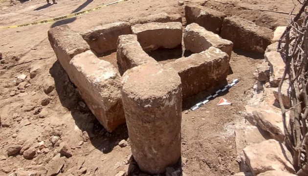 Mardin'de tarihi taş bloklar bulundu