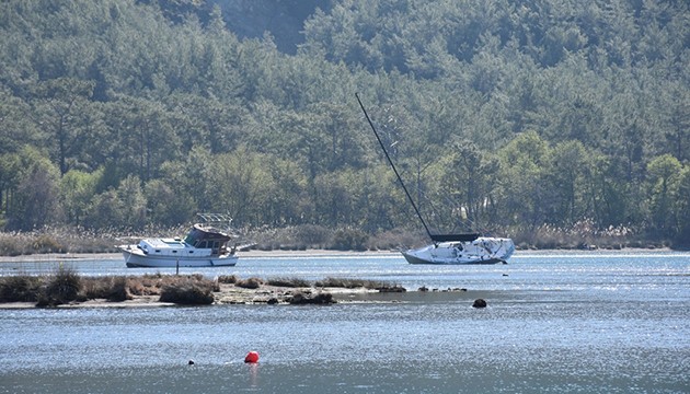 Deniz suyu yaklaşık 5 metre çekildi