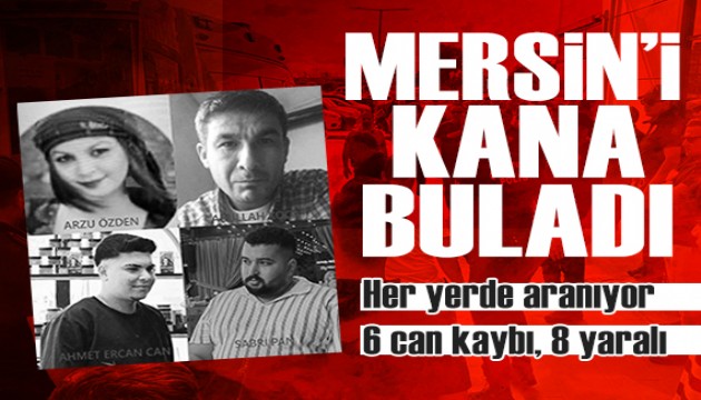 Mersin'i kana buladı: 6 ölü 8 yaralı