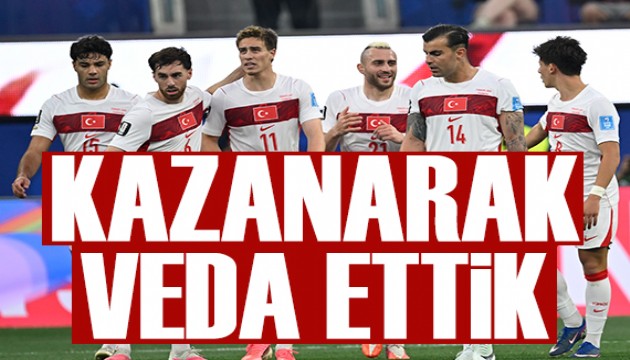 Milliler Dünya Kupası'na galibiyetle veda etti