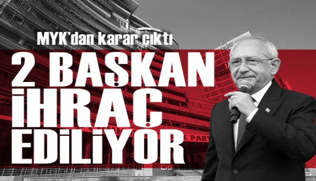 CHP'de 2 isme ihraç talebi