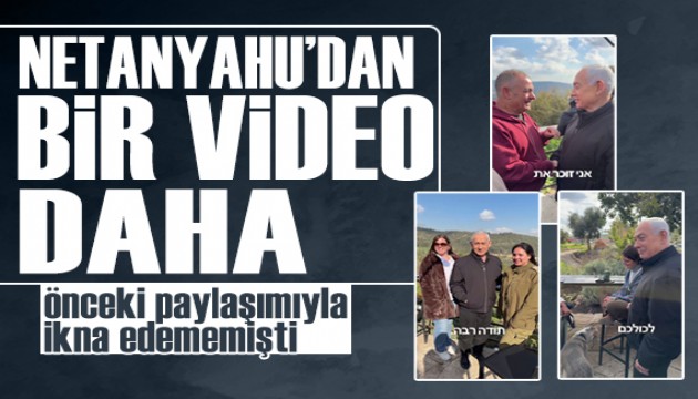 Netanyahu'dan bir 'ölmedim' videosu daha