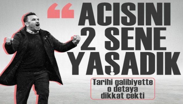 Okan Buruk tarihi galibiyette o detaya dikkat çekti: 'Bunun acısını 2 sene yaşadık'