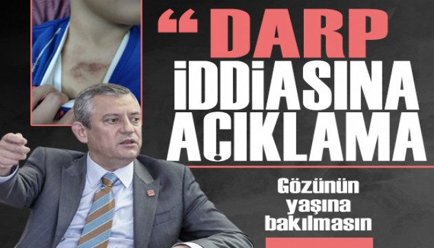 Özel'den 'İBB kreşinde darp' açıklaması