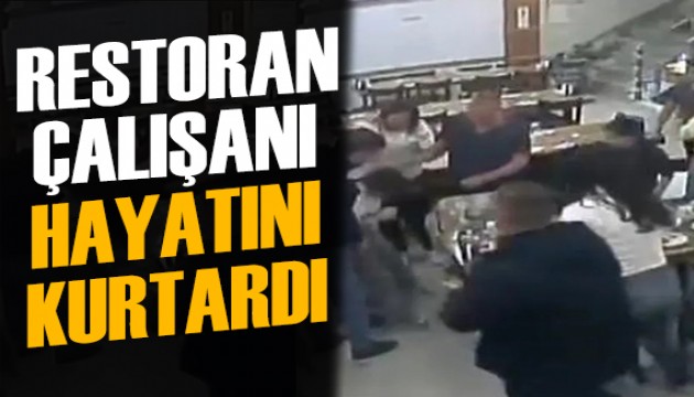Restorandaki çocuğu müdahalesiyle kurtardı