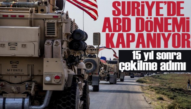 Suriye’de ABD dönemi kapanıyor: Askeri güçler bölgeyi terk ediyor