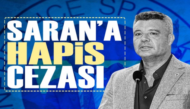 Sadettin Saran'a hapis cezası