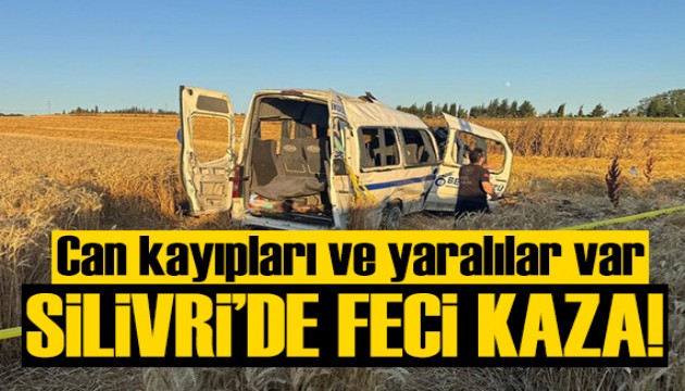 Silivri'de feci kaza: Can kayıpları ve yaralılar var