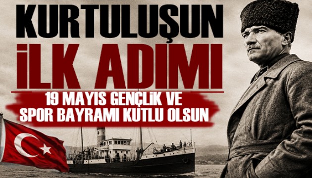19 Mayıs Gençlik ve Spor Bayramı kutlu olsun!