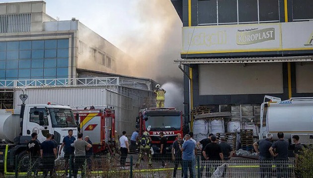 Başkentte depo yangını