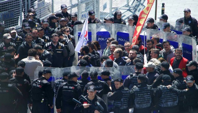 Taksim’de 1 Mayıs anmasına müdahale