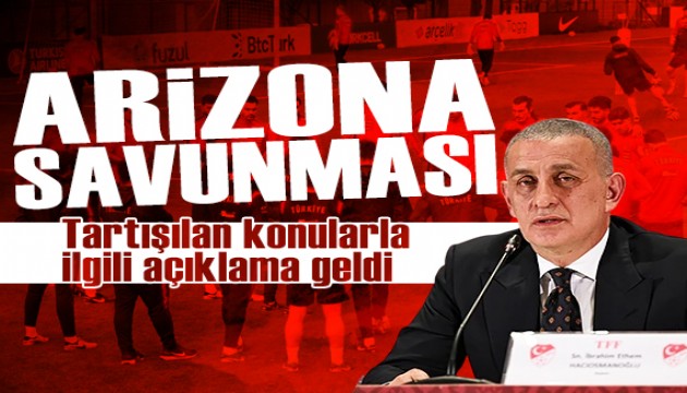 TFF'den Arizona savunması